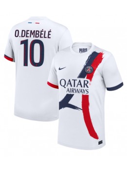 Paris Saint-Germain Ousmane Dembele #10 Replika Borta Kläder 2024-25 Kortärmad